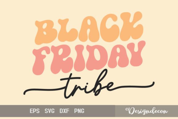 Black Friday Tribe Retro Sublimation SVG for Crafts and Graphics