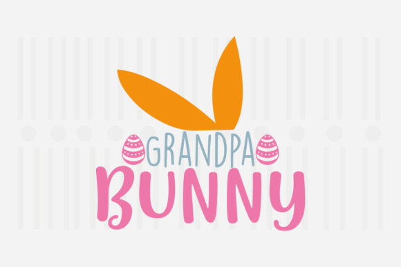Grandpa Bunny Easter SVG for Crafts and Graphics