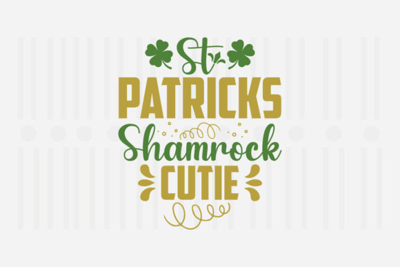 St. Patrick’s Shamrock Cutie for Graphics and Crafts